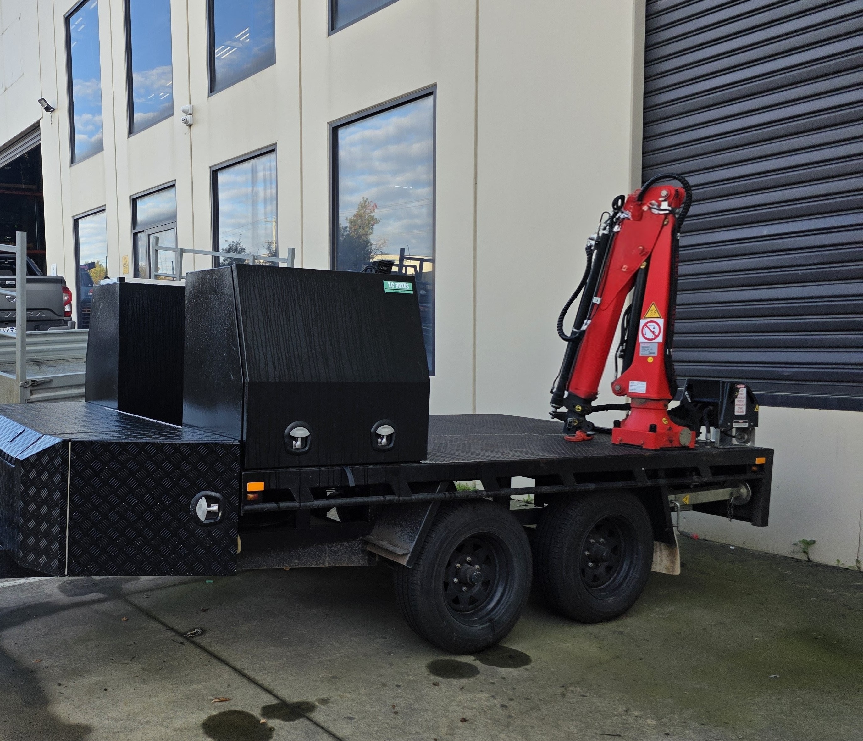 Preda Lift Crane Trailer