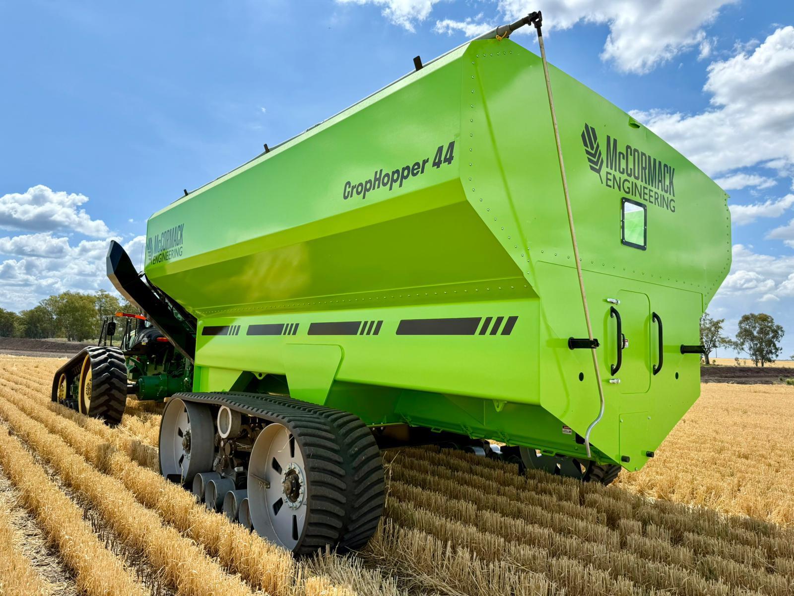McCormack CropHopper on trailed track system